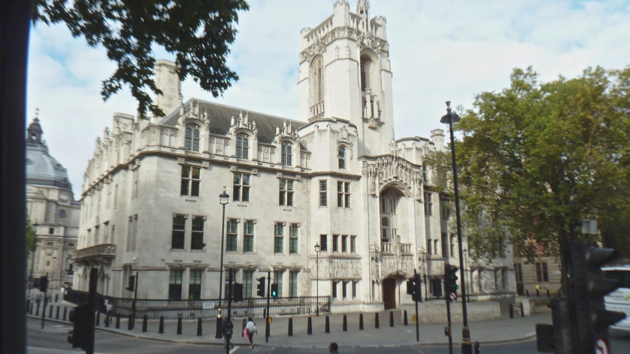 Exterior of the UK Supreme Court building on Parliament Square