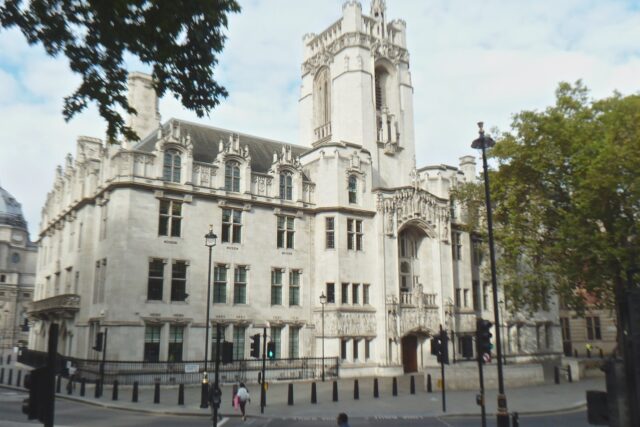 Exterior of the UK Supreme Court building on Parliament Square