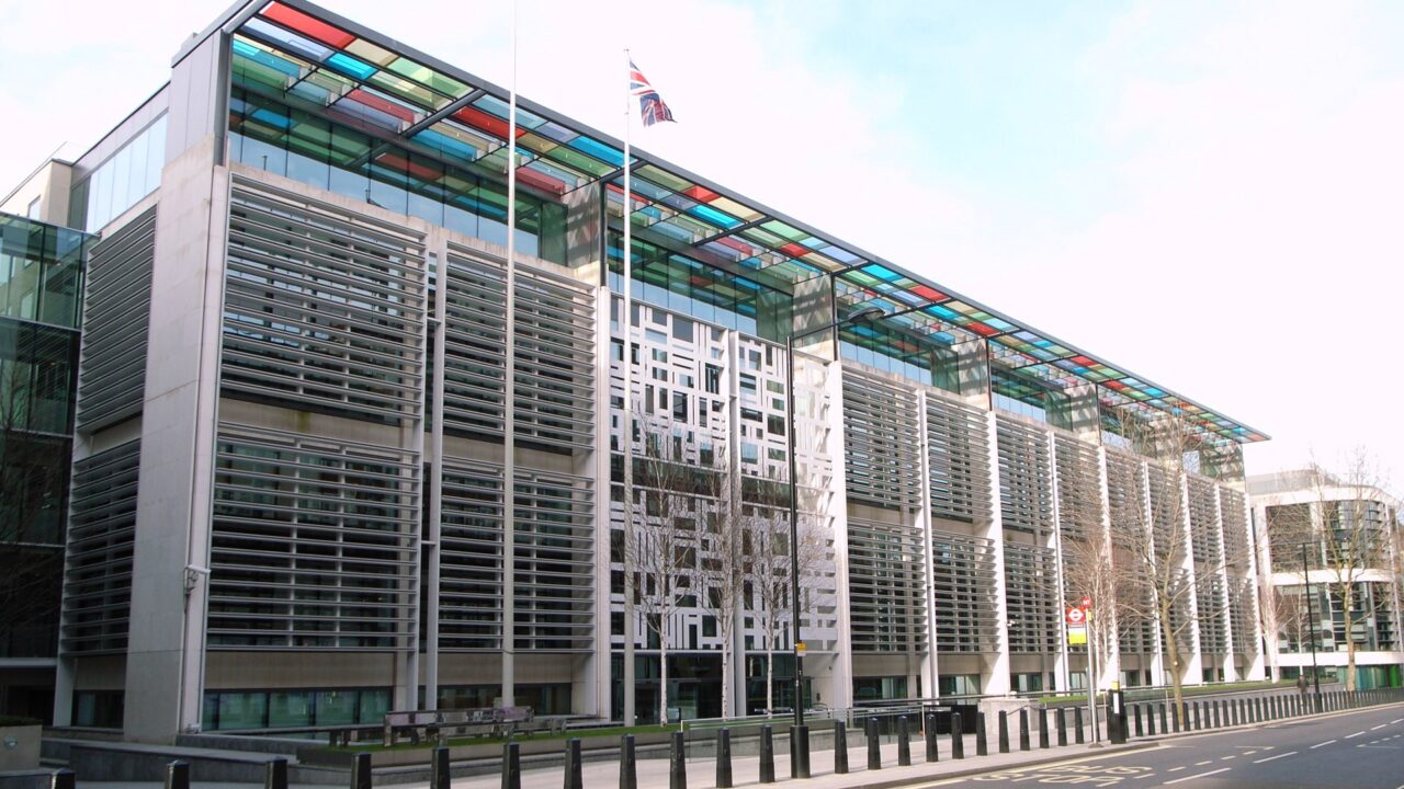 Marsham Street, the Home Office building in Westminster, London