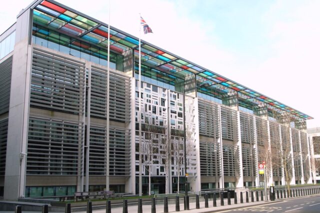 Marsham Street, the Home Office building in Westminster, London