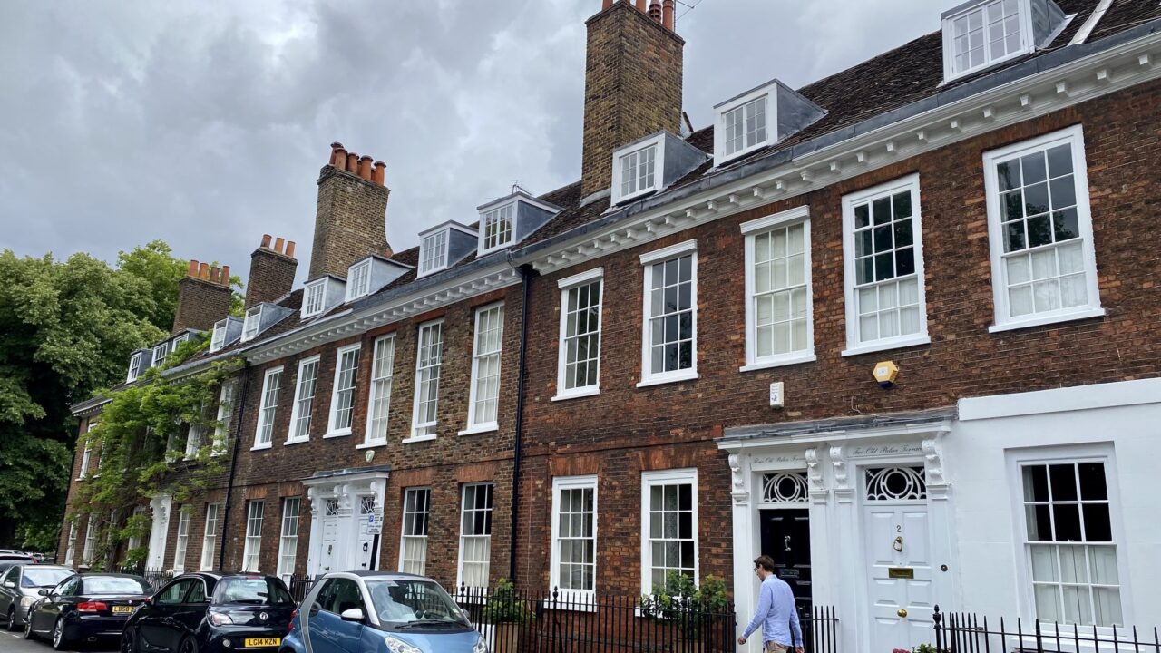 2-6 Old Palace Terrace, a substantial Victorian terraced house in Richmond, London