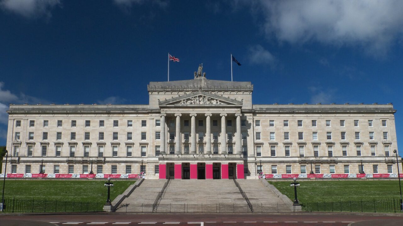 Stormont Parliament Buildings, the seat of the Northern Ireland Assembly in Belfast