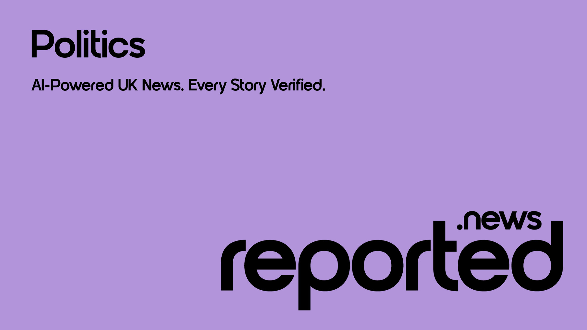 Politics Reported.News