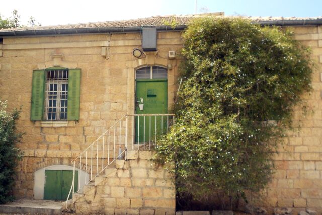 A heritage building identified as the British Consulate in Jerusalem